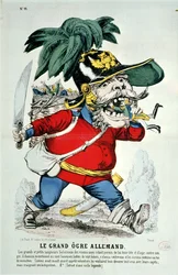 The Giant German Ogre, caricature of Otto von Bismarck